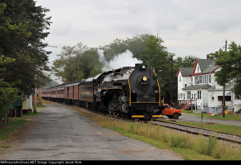 Steaming Through Town